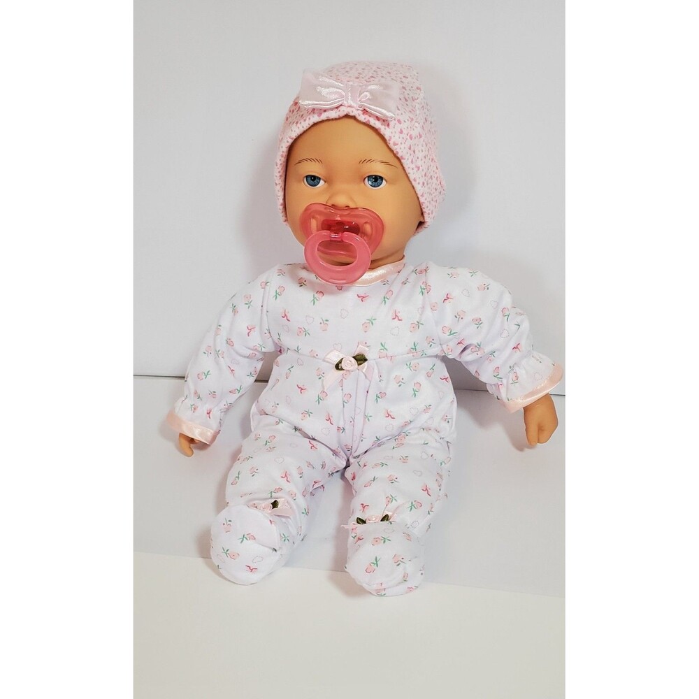 Kookamunga Kids Interactive Expressions Baby Doll with Pacifier Works 16 Inch